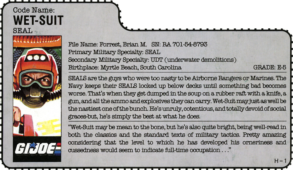 Wet-Suit 3 3/4" G.I.Joe Action Figure