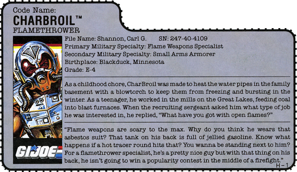 Charbroil 3 3/4” G.I.Joe Action Figure