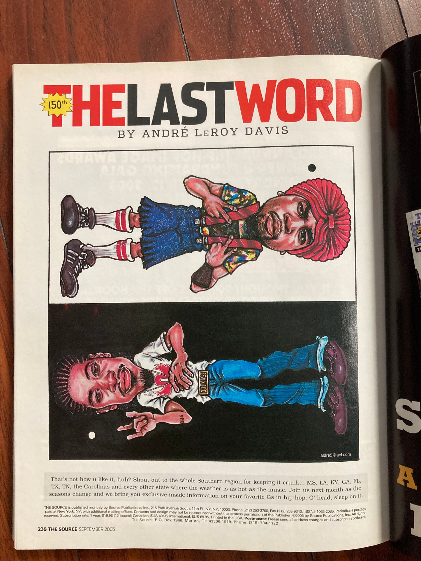 The Source Magazine September 2003 The New South - MoSneaks Shop Online