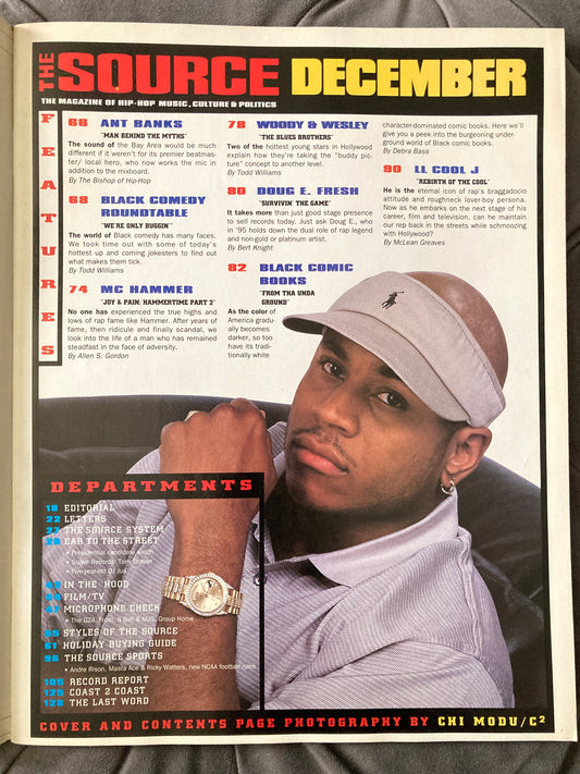 The Source Magazine December 1995 No. 75 LL Cool J