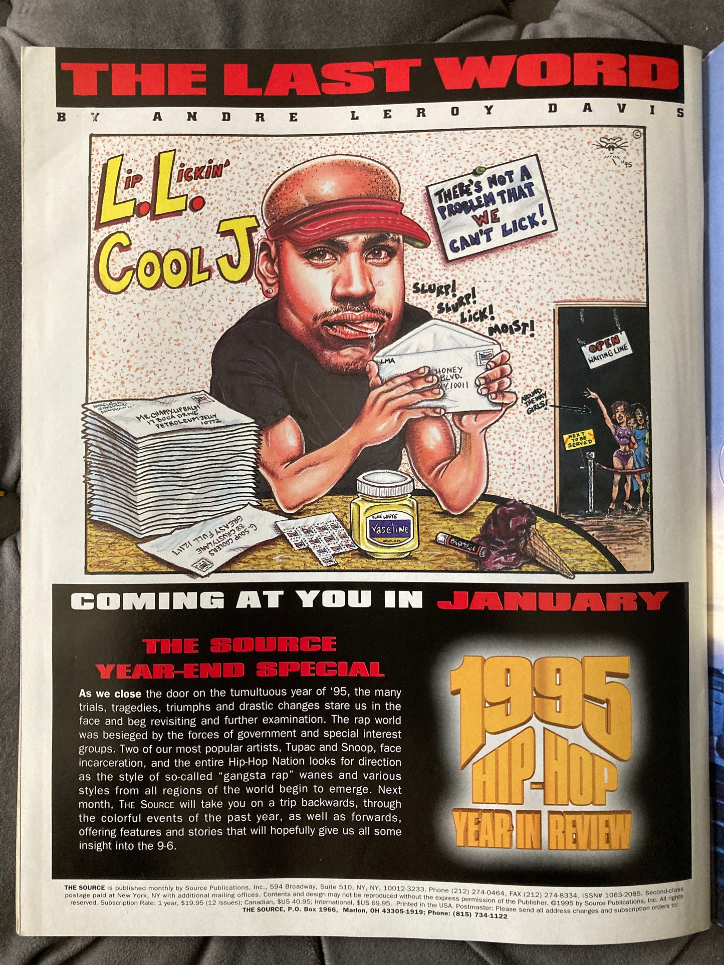 The Source Magazine December 1995 No. 75 LL Cool J