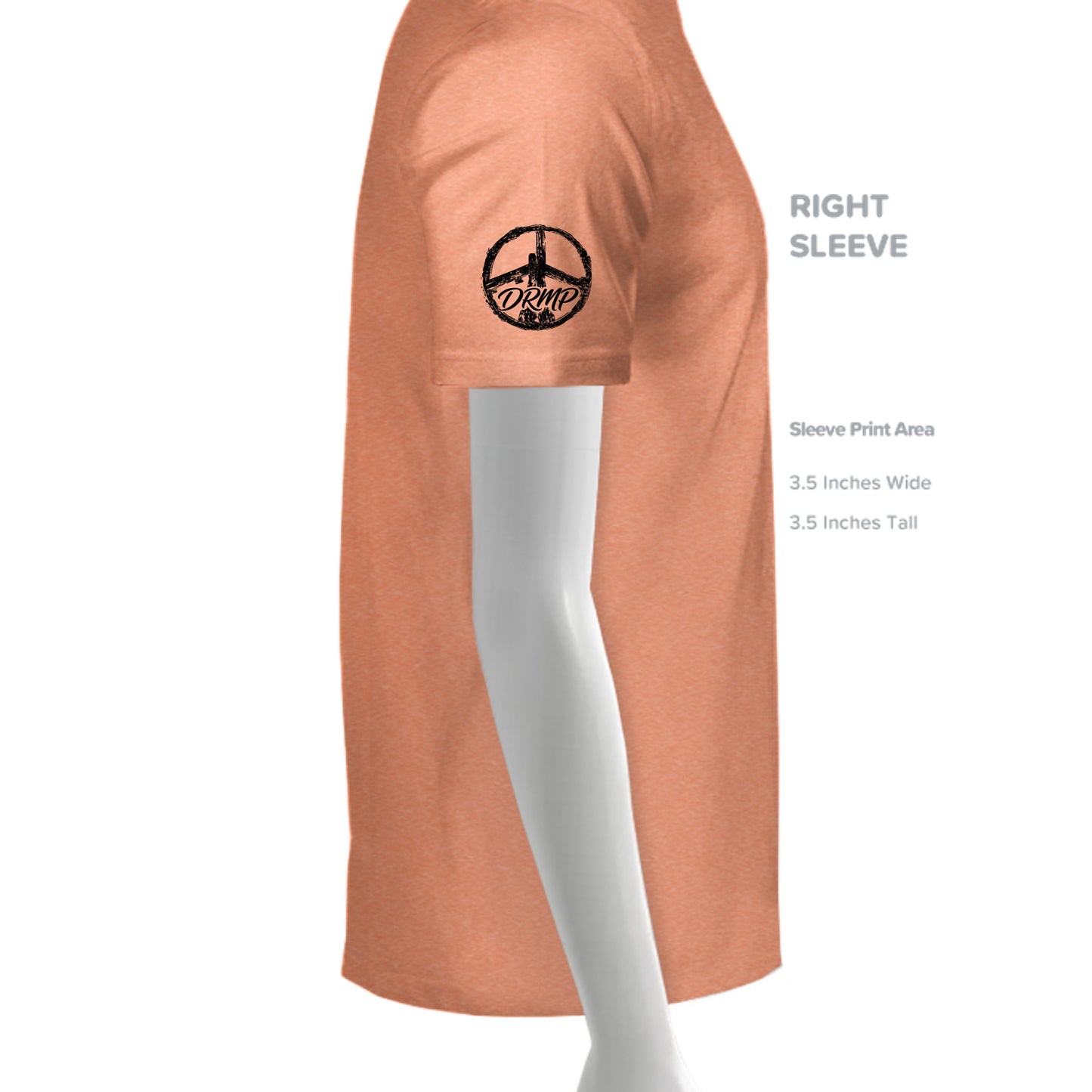 HEATHER ORANGE - G640 - SLEEVE_RIGHT
