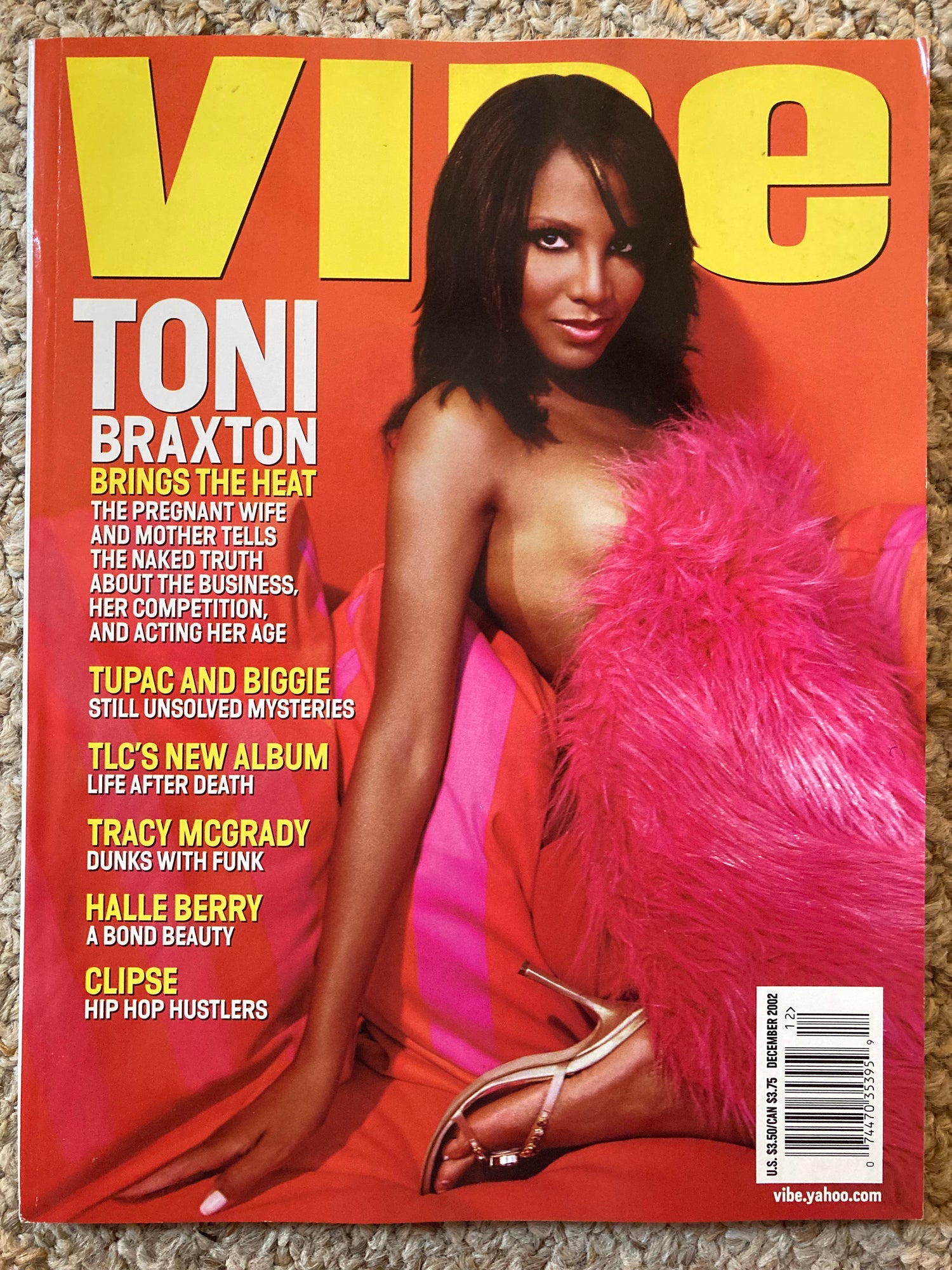 Vibe Magazine December 2002 Toni Braxton - MoSneaks Shop Online