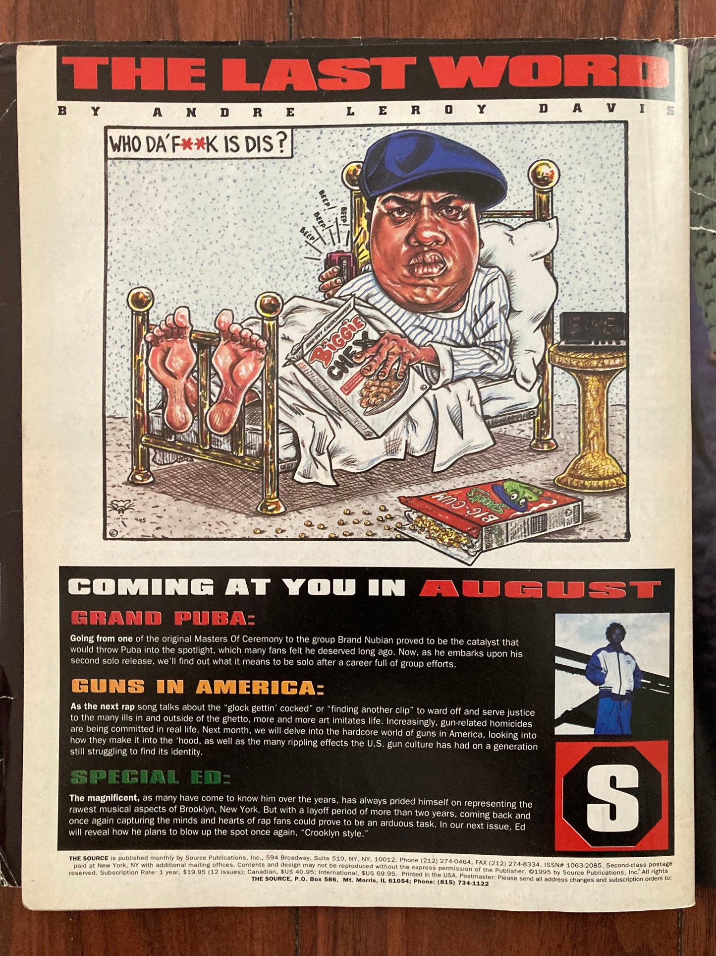 The Source Magazine July 1995 Notorious B.I.G. - MoSneaks Shop Online