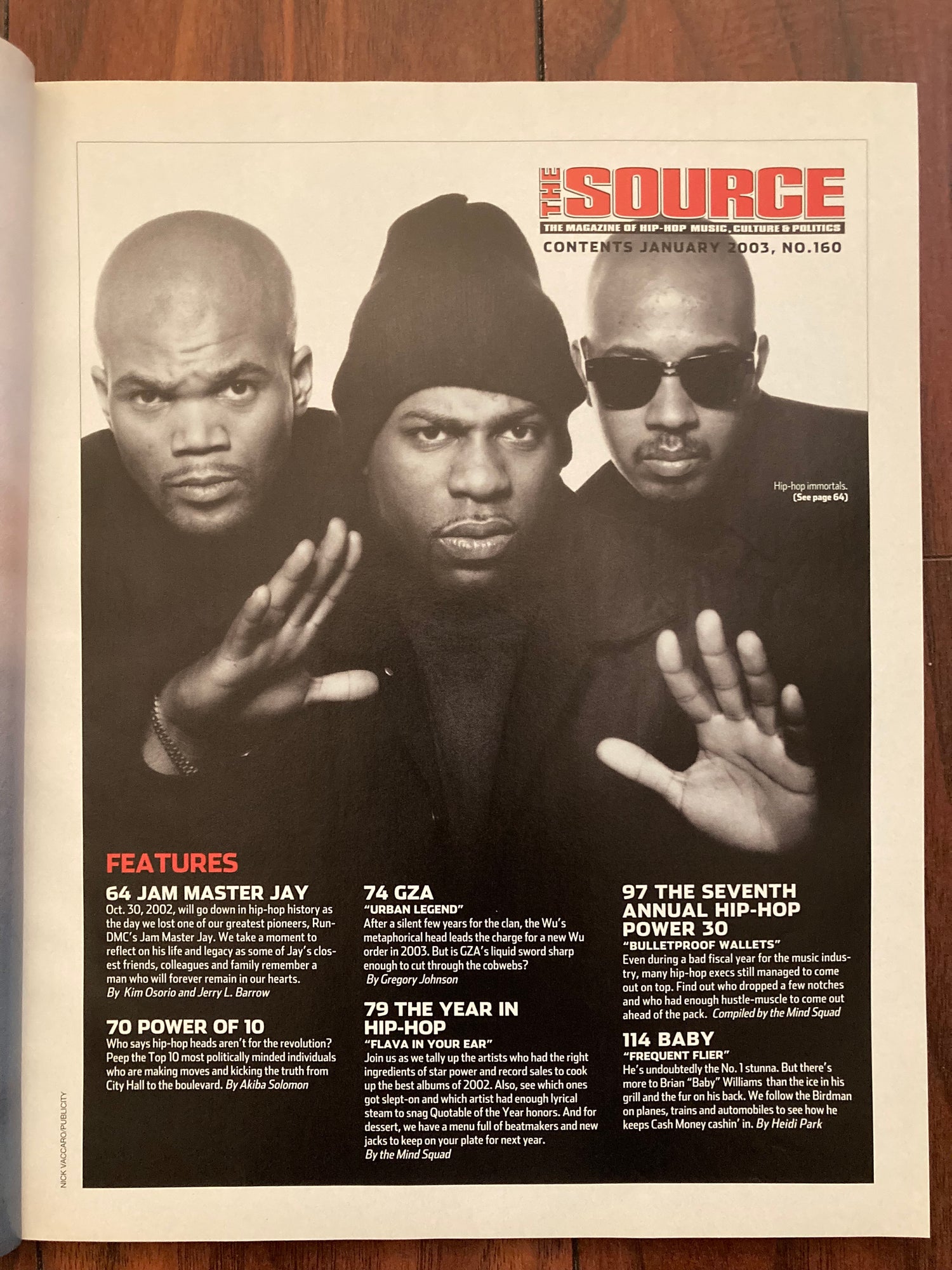 The Source Magazine January 2003 Baby - MoSneaks Shop Online