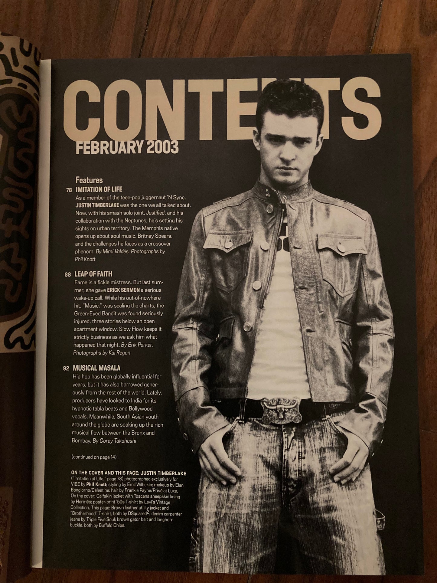 Vibe Magazine February 2003 Justin Timberlake - MoSneaks Shop Online