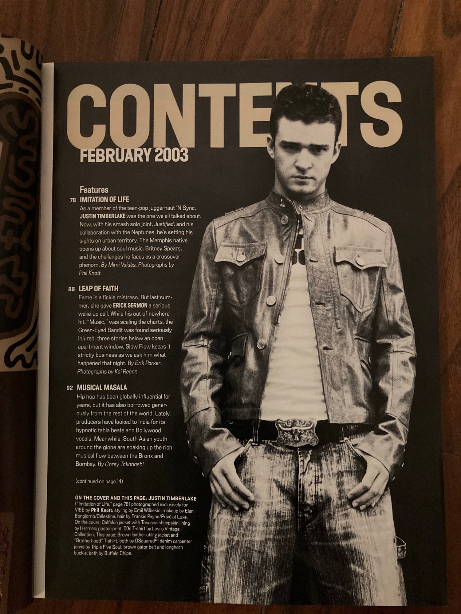 Vibe Magazine February 2003 Justin Timberlake - MoSneaks Shop Online