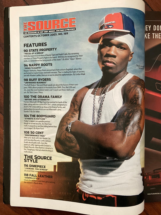 The Source Magazine October 2003 50 Cent - MoSneaks Shop Online