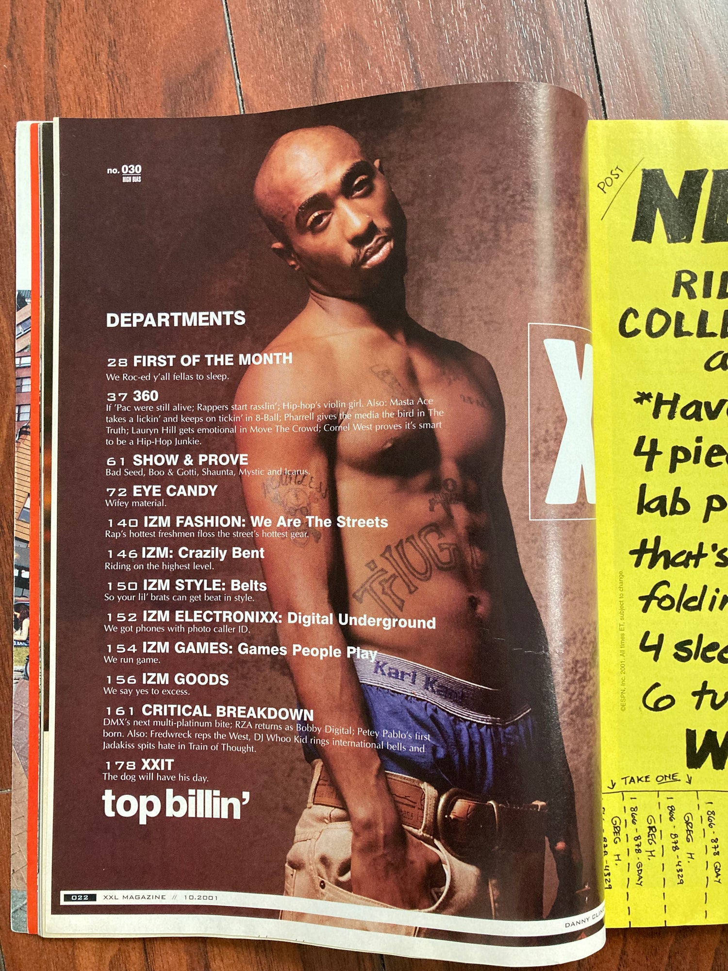 XXL Magazine October 2001 2PAC - MoSneaks Shop Online