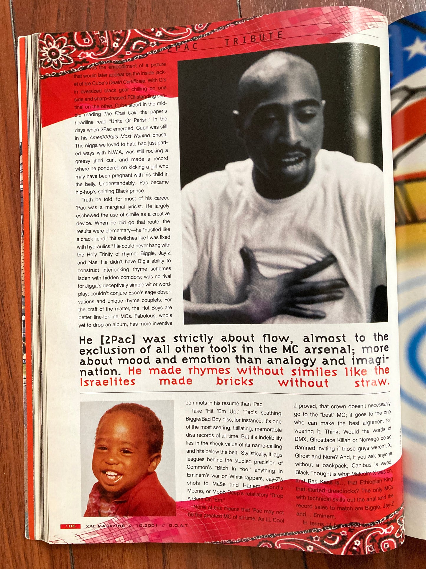 XXL Magazine October 2001 2PAC - MoSneaks Shop Online