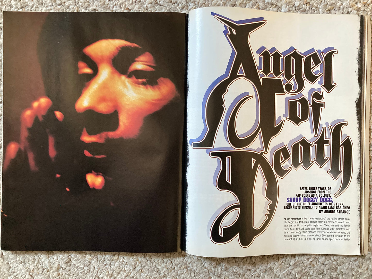 The Source Magazine December 1996 Snoop Dogg