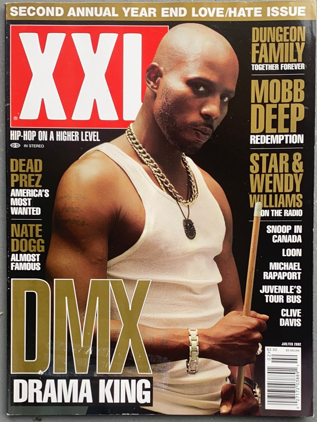 XXL Magazine Jan/Feb 2002 DMX - MoSneaks Shop Online