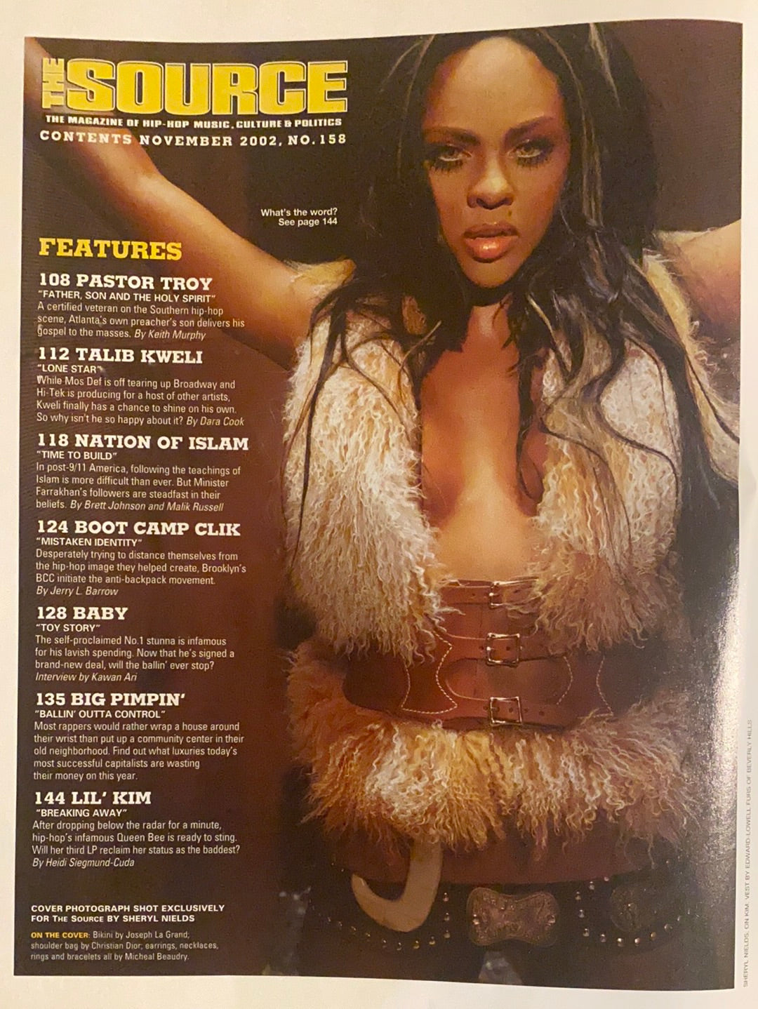 The Source Magazine November 2002 Lil’ Kim - MoSneaks Shop Online